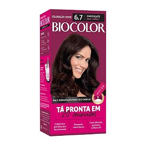 Tintura de Cabelo Biocolor Chocolate 6.7 Mini Kit