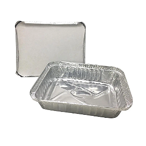 Bandeja Marmita Alumínio Tampa Mello M150 850ml 100 unidades