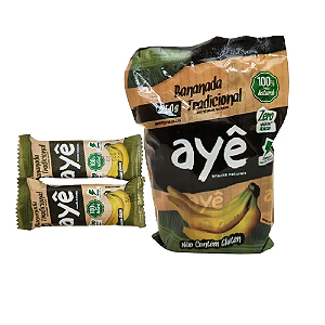 Bananada Tradicional Ayê Zero Açúcar 250g com 10 unidades