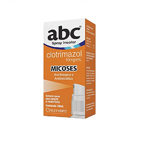 Clotrimazol 10mg/ml Solução Spray com 30ml