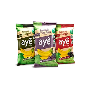 Doce De Banana Natural Sem Açúcar 750g Kit 3 Sabores Ayê