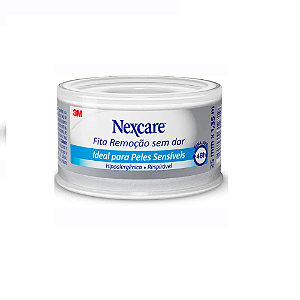 Fita Adesiva Nexcare Remoção sem Dor 25mm x 1,35m com 1 Unidade