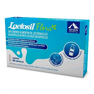 Lactosil Flora 10.000 Fcc Alu com 30 Cápsulas