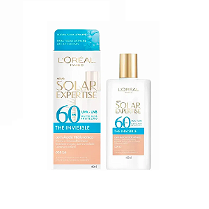 Protetor Solar Facial L'Oréal Paris Solar Expertise The Invisible FPS 60 Cor 2.0 40ml