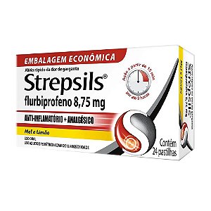 Strepsils Pastilhas para Garganta Sabores 24 unidades