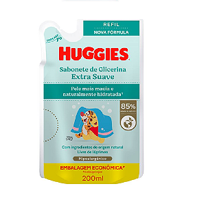 Sabonete Liquido Huggies Extra Suave 200ml Refil