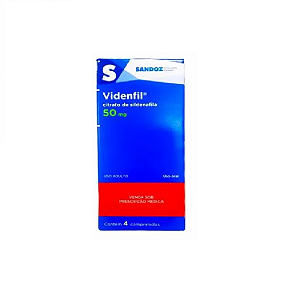 Sildenafila 50mg 4 Comprimidos