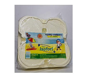 Bandeja de Isopor Porta Marmitex Isofort com 1 unidade