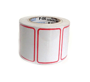 Etiqueta Multiuso Fitacrel F-06 60 x 40mm Rolo com 20m e 500 Etquetas