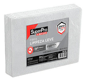 Fibra de Limpeza Leve Branca SuperPro Bettanin com 10 unidades