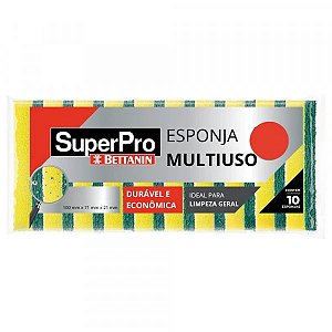 Esponja Multiuso Pack Institucional Ref.9401 com 10 Unidades