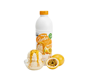 Cobertura Para Sorvete Sabor Maracujá com Polpa Selecta 1,3kg