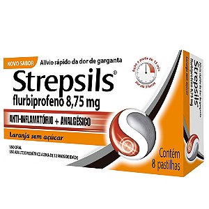 Strepsils Pastilhas para Garganta Sabores com 8 Unidades