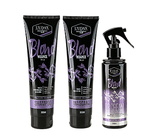 Kit Matizador Blond Nuance Ludax Professional - Shampoo, Máscara e Finalizador