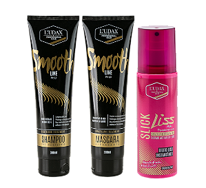 Kit Pós-Progressiva Smooth Line + Slick Liss Ludax Professional