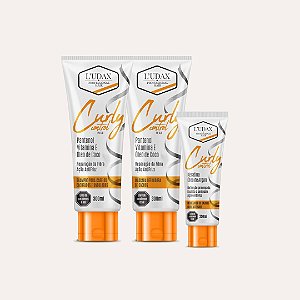 KIT DEFINIDOR DE CACHOS CURLY CONTROL COM SHAMPOO, MASCARA E MODELADOR