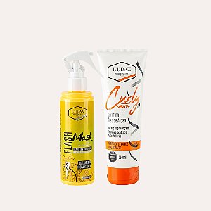 MASCARA LIQUIDA FLASH MASK + MODELADOR DE CACHOS CURLY CONTROL