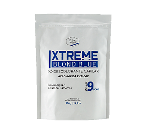 Pó Descolorante Xtreme Blond Blue Ludax Professional 400gr - Ação Rápida e Anti Amarelamento