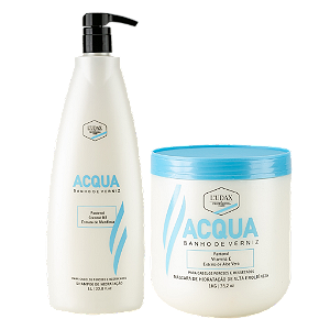 Kit Acqua Banho de Verniz Ludax Professional - Shampoo 1L + Máscara 1kg