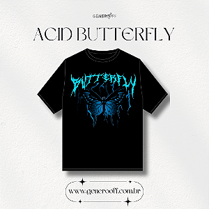 Camiseta Acid Butterfly