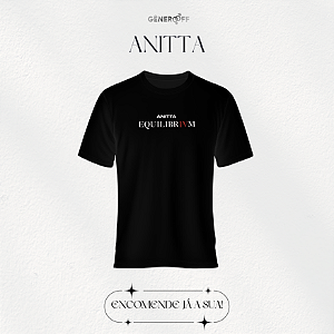 Camiseta Anitta - Equilibrium Logo