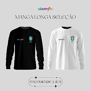 Camiseta Manga Longa Seleção