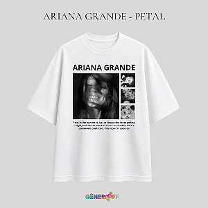 Camiseta Ariana Grande - Petal in the pavement.