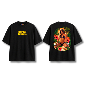 Camiseta Tropical Paradise (Frente & Costas)