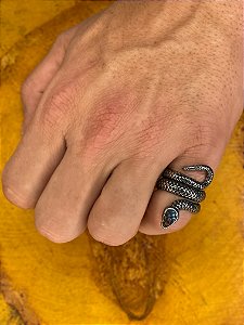 Anel Serpente Dupla Snake