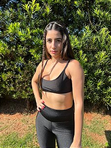 Conjunto trilobal fita preto