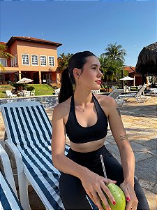 Conjunto frente única preto