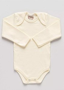 Body Bebê Algodão Manga Longa (Várias cores)