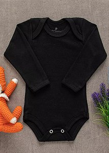 Body Bebê Algodão Manga Longa (Várias cores)