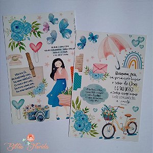 Adesivos Transparente para Bible Journaling - Teu Reino