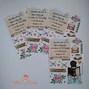Adesivos Transparente para Bible Journaling - Minha Oração