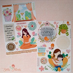 Adesivos Transparente para Bible Journaling - Mulher Maravilhosa
