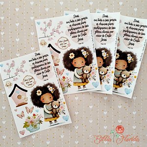 Adesivos Transparente para Bible Journaling  -Liberta pela Graça