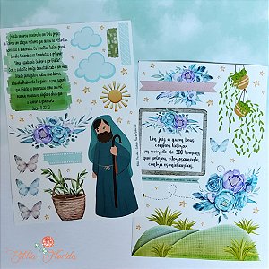 Adesivos Transparente com devocional - Juízes: Gideão