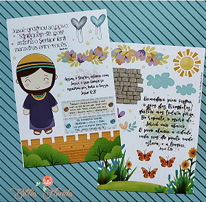 Adesivos Transparente com devocional - Josué: Muralhas de Jericó