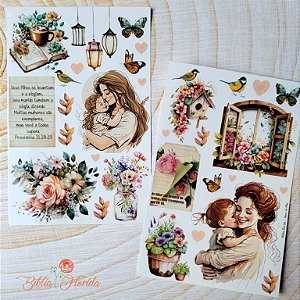 Adesivos Transparente - Amor de Mãe