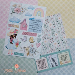 Scrapbook Jó: A fidelidade de Jó - Bible Journaling