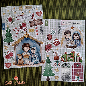 Scrapbook Natal: Feliz Aniversário Jesus