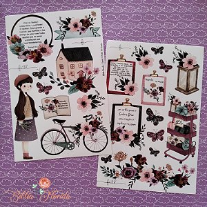 Adesivos Transparente com devocional - DANIEL: O Poder da Oração - Bible Journaling