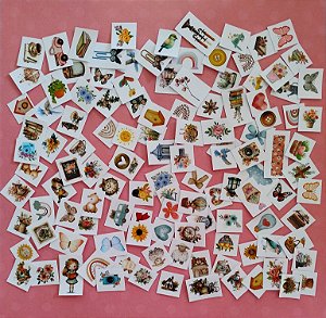 Mini Adesivos Transparentes - Bible Journaling e Planners