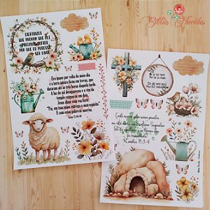 Adesivos Transparente CICATRIZES - Bible Journaling