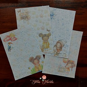 Papel de Carta Deus em todas as estações