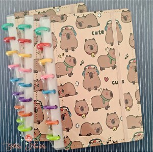 Caderno Discos - Capivara Família