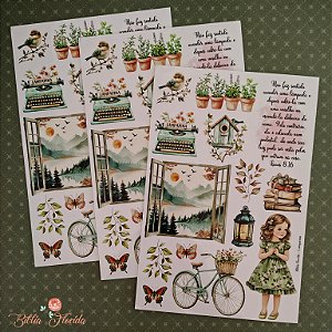 Adesivos Transparentes LAMPARINA - Bible Journaling
