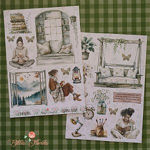 Scrapbook LAMPARINA: CHAMA ACESA - Bible Journaling
