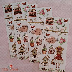 Adesivos Transparente SLIM "LAMPARINA: O NOIVO VEM" - Bible Journaling
